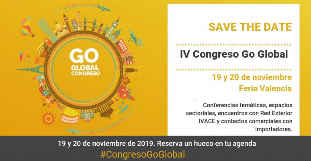 SAVE THE DATE 19 y 20 de noviembre -   IV Congreso Go Global