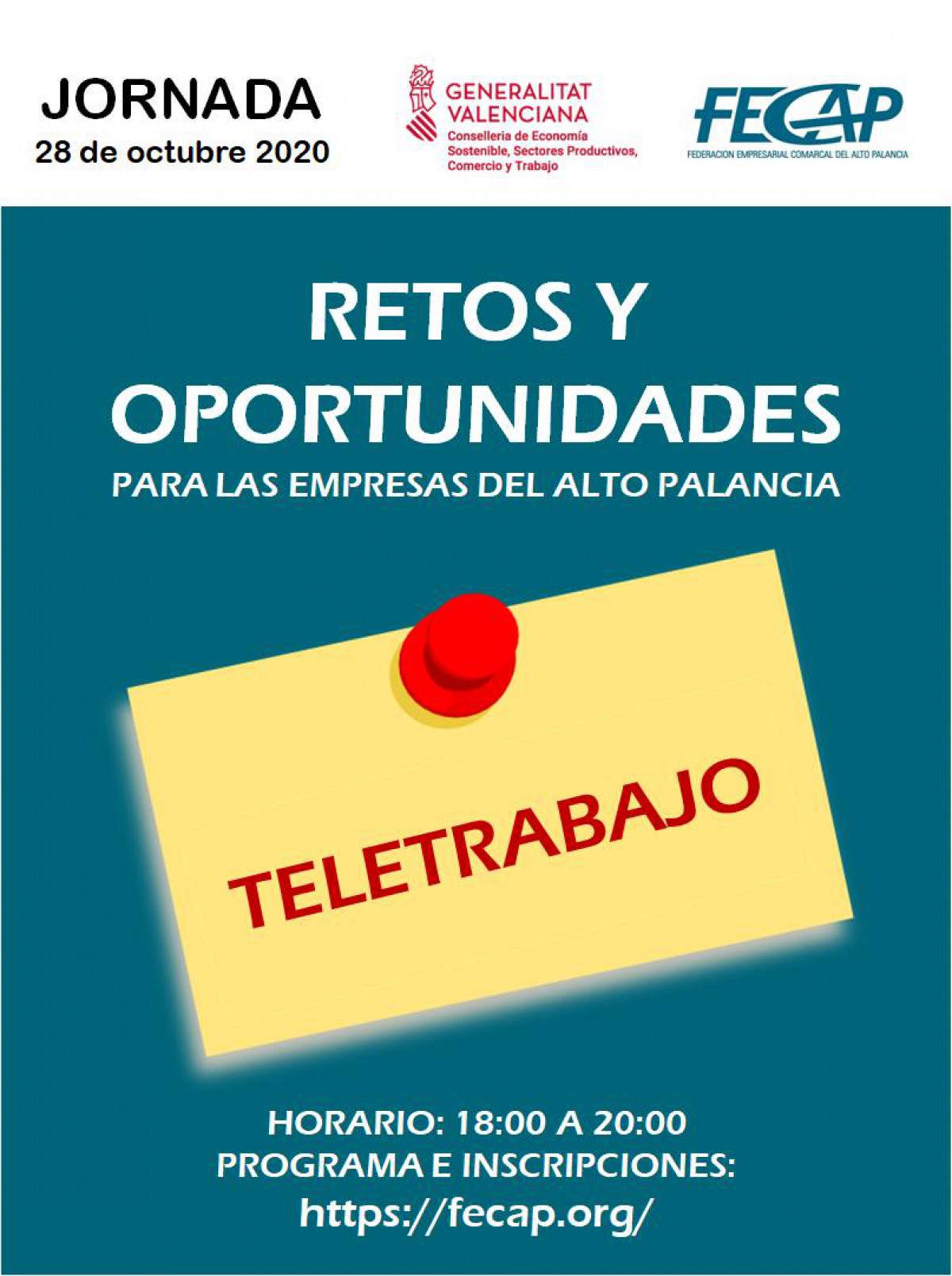 JORNADA"RETOS Y OPORTUNIDADES DEL TELETRABAJO PARA LAS EMPRESAS DEL ALTO PALANCIA"