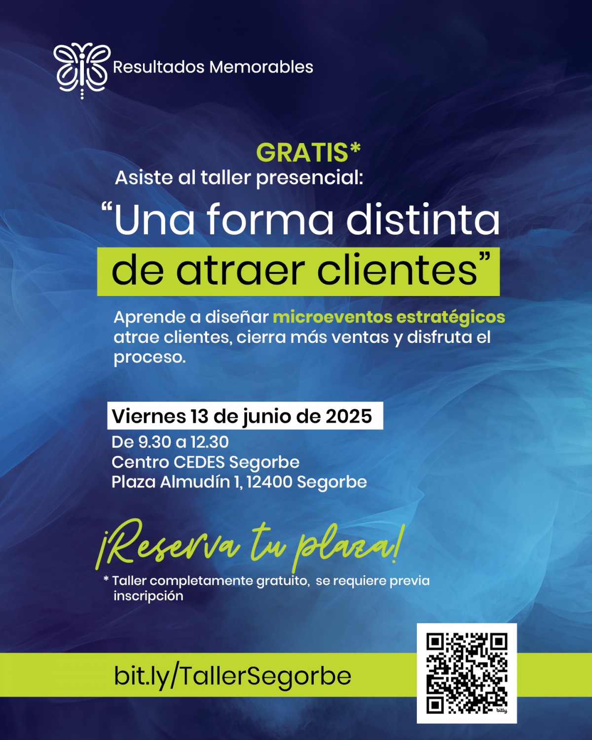 TALLER: Una forma distinta de atraer clientes y disfrutar el proceso.