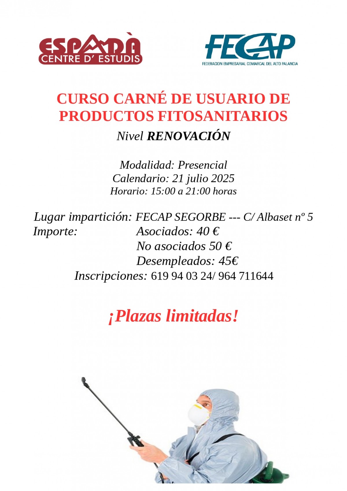 Curse Carn Renovació Fitosanitaris
