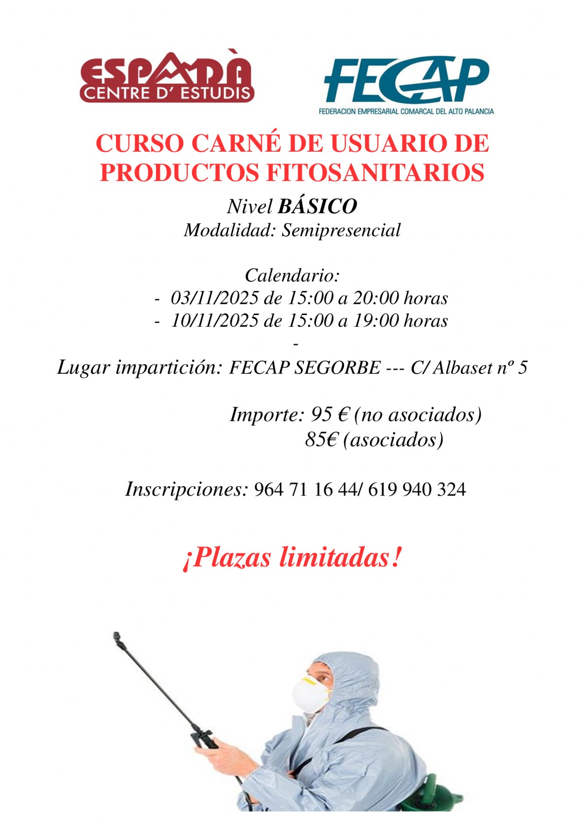Curs Carne Bàsic Fitosanitaris