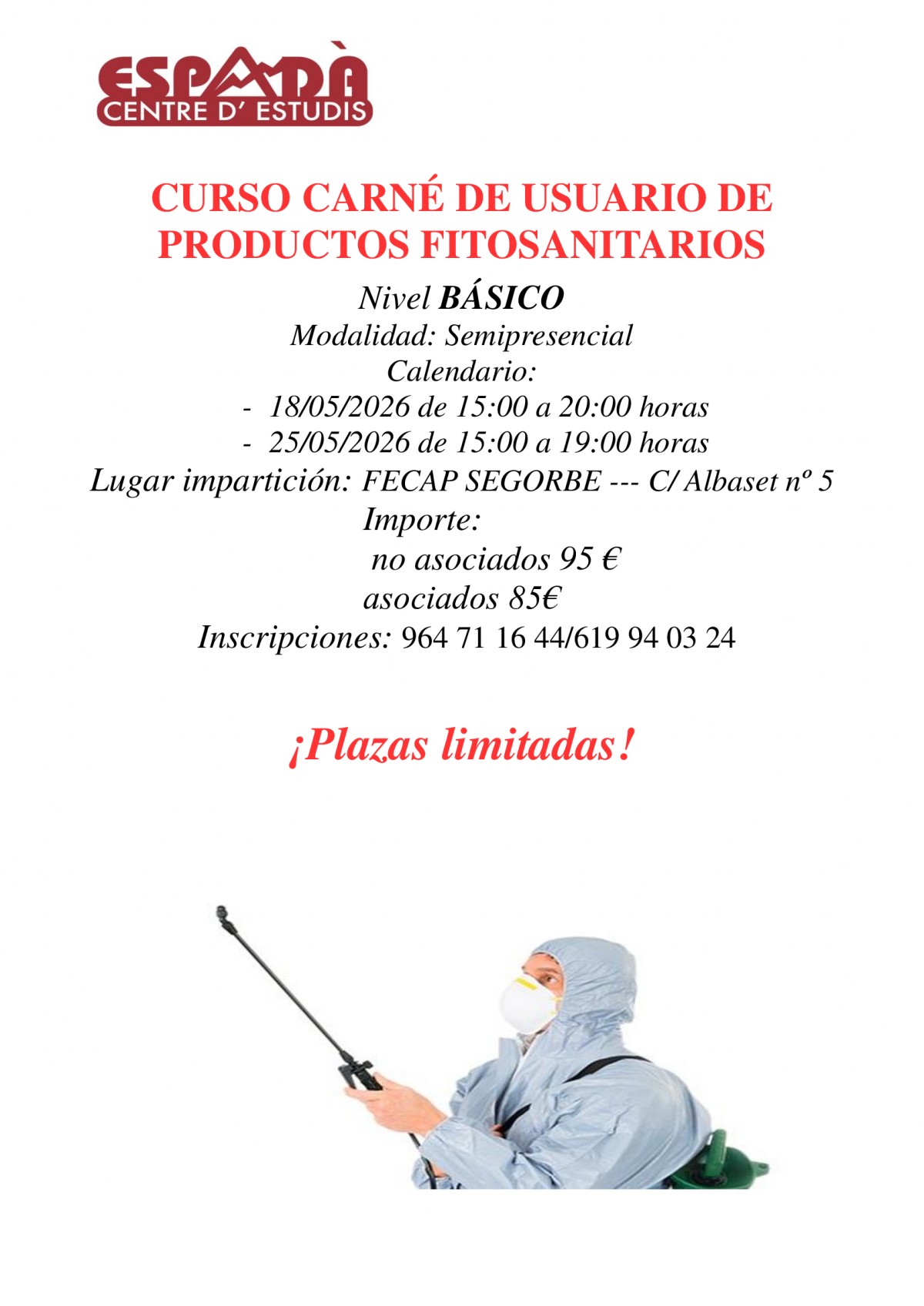 Curs Bàsic carnet fitosanitaris