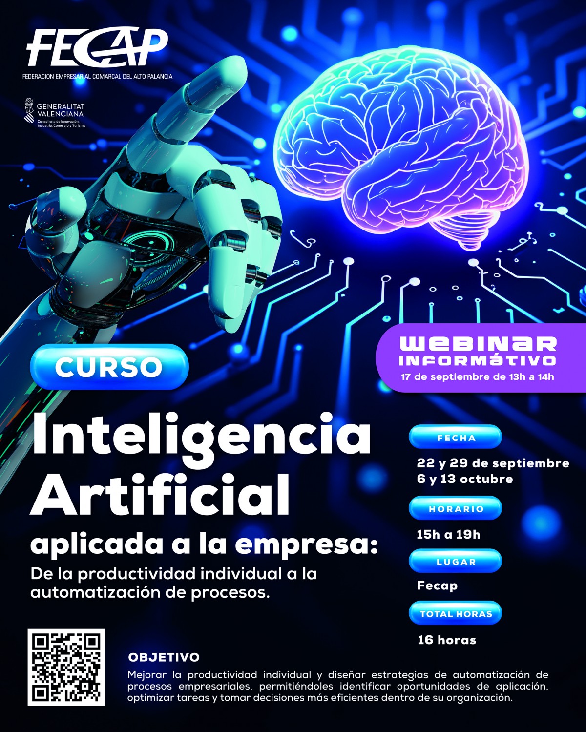 Curso Inteligencia Artificial, aplicada a la empresa (16 horas)