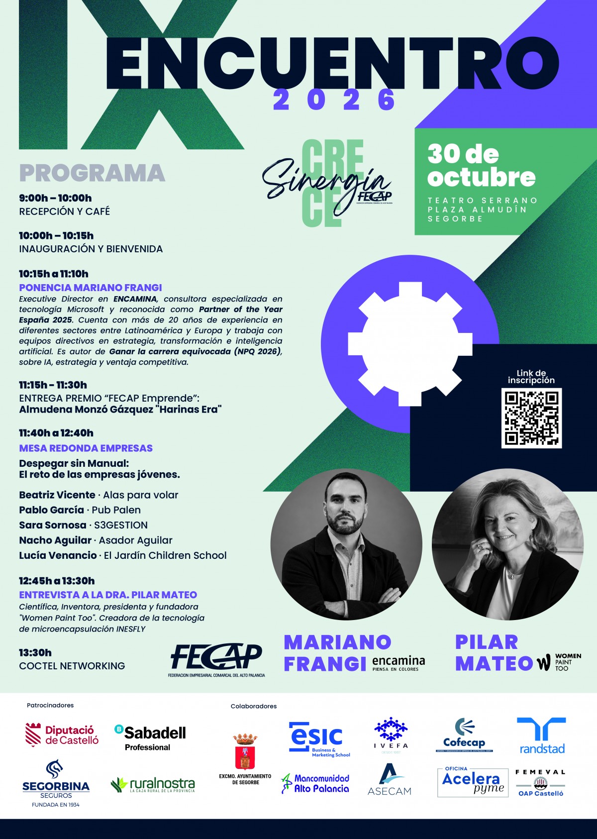 Este Encuentro es para ti!!Nos vemos el 30 de octubre en SinergiaCrece FECAP 2026