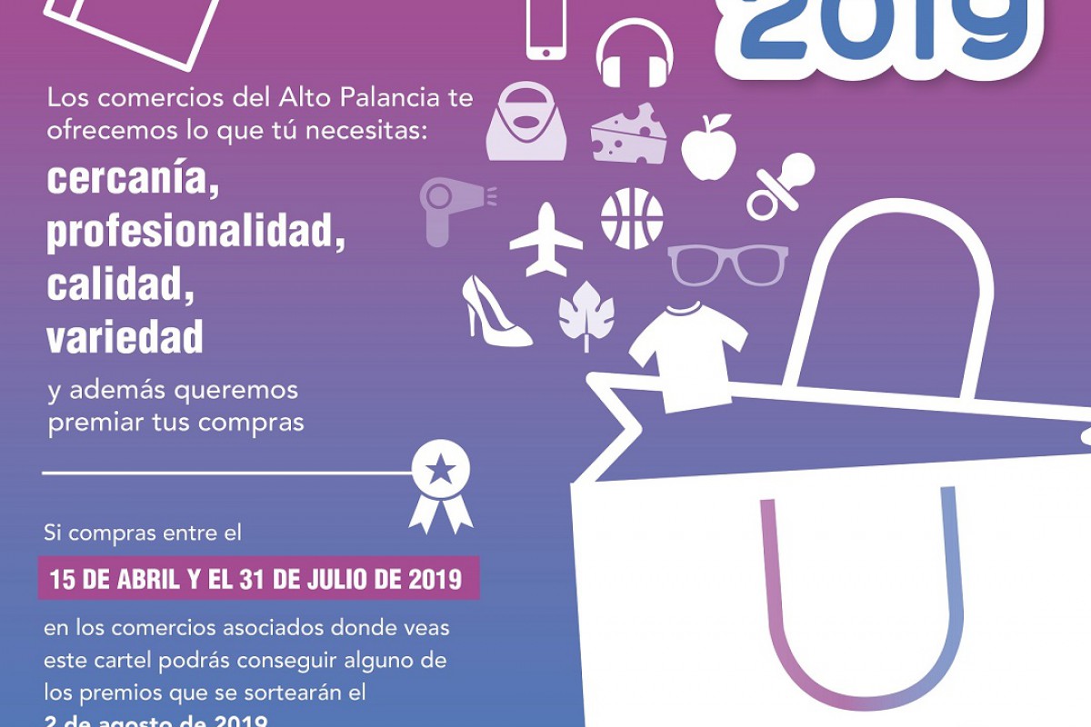 LA ASOCIACIÓN DE COMERCIANTES DEL ALTO PALANCIA LANZA LA CAMPAÑA DE PROMOCIÓN DEL COMERCIO 2019