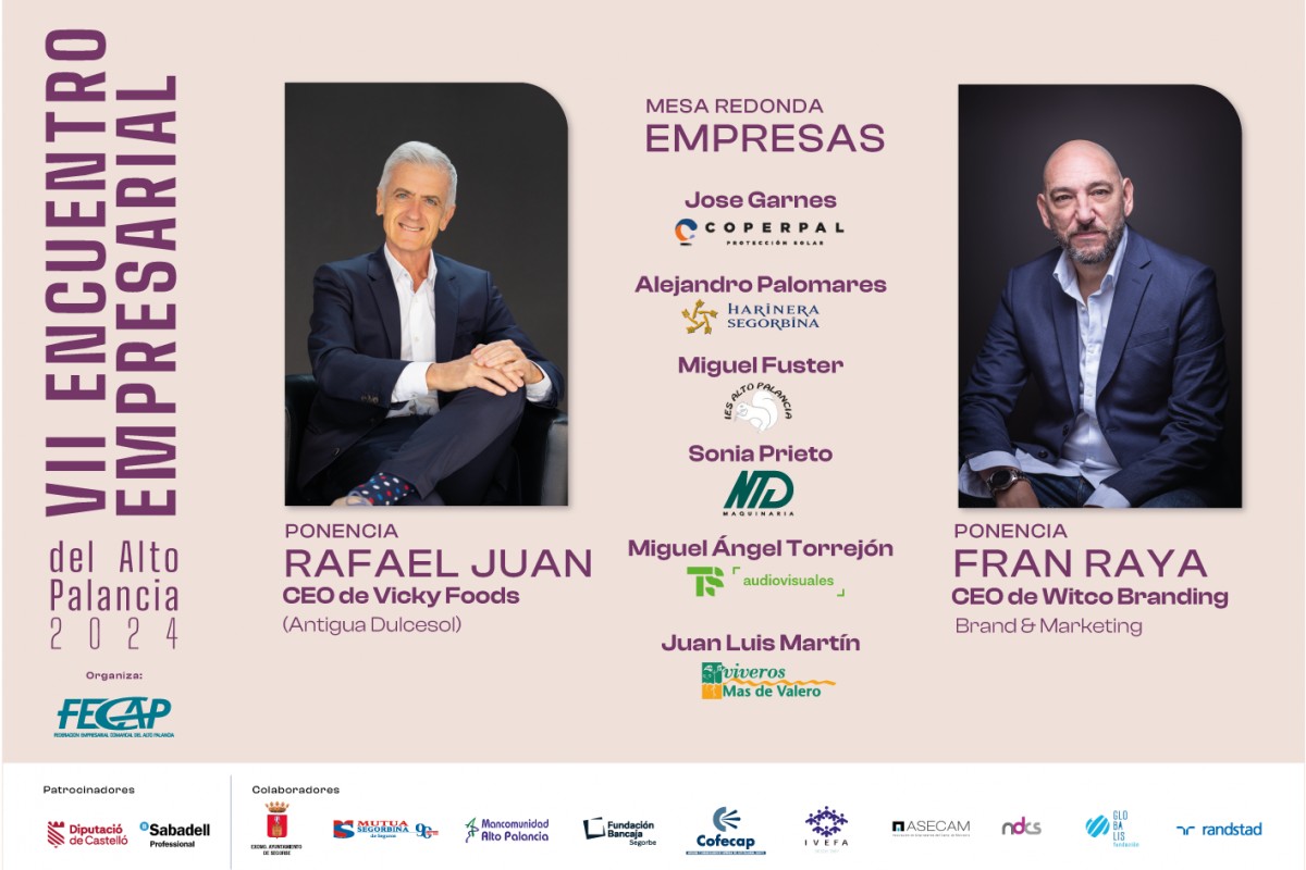 VII Encuentro Empresarial del Alto Palancia 4 de octubre Teatro Serrano