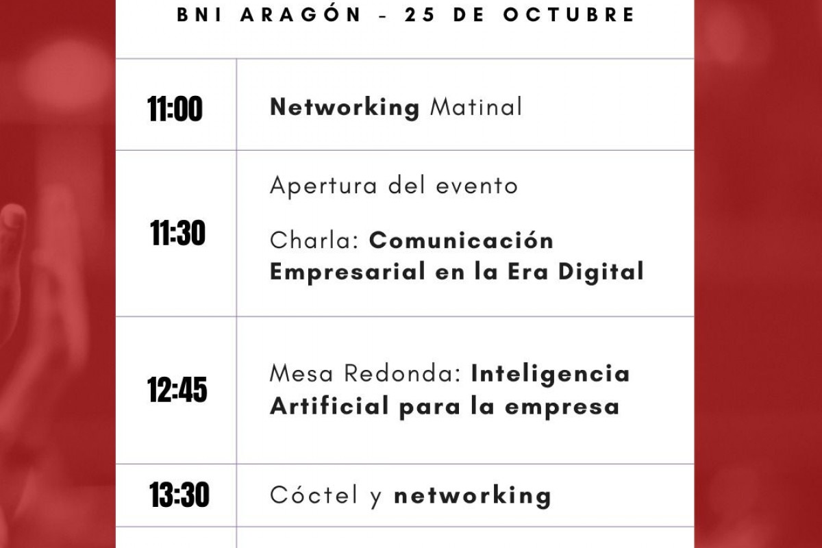 GALA BUSINESS NETWORKING BNI. GALA ARAGON. Foto 2